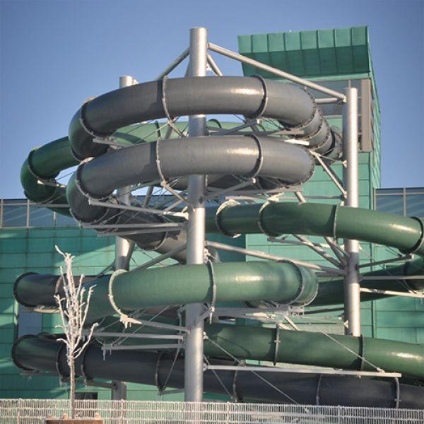 Aquapark with the swimming pool in Suwałki