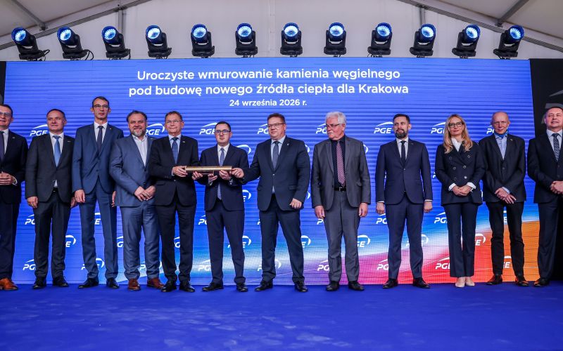 Wmurowaliśmy kamień węgielny pod budowę  nowego źródła kogeneracyjnego w Elektrociepłowni Kraków