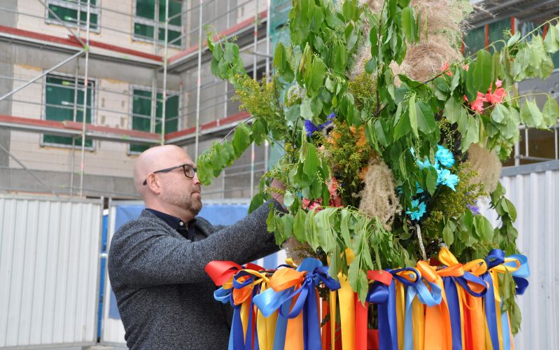Wiecha na Nowej Mangalii II – symbol kolejnego ważnego etapu realizacji inwestycji